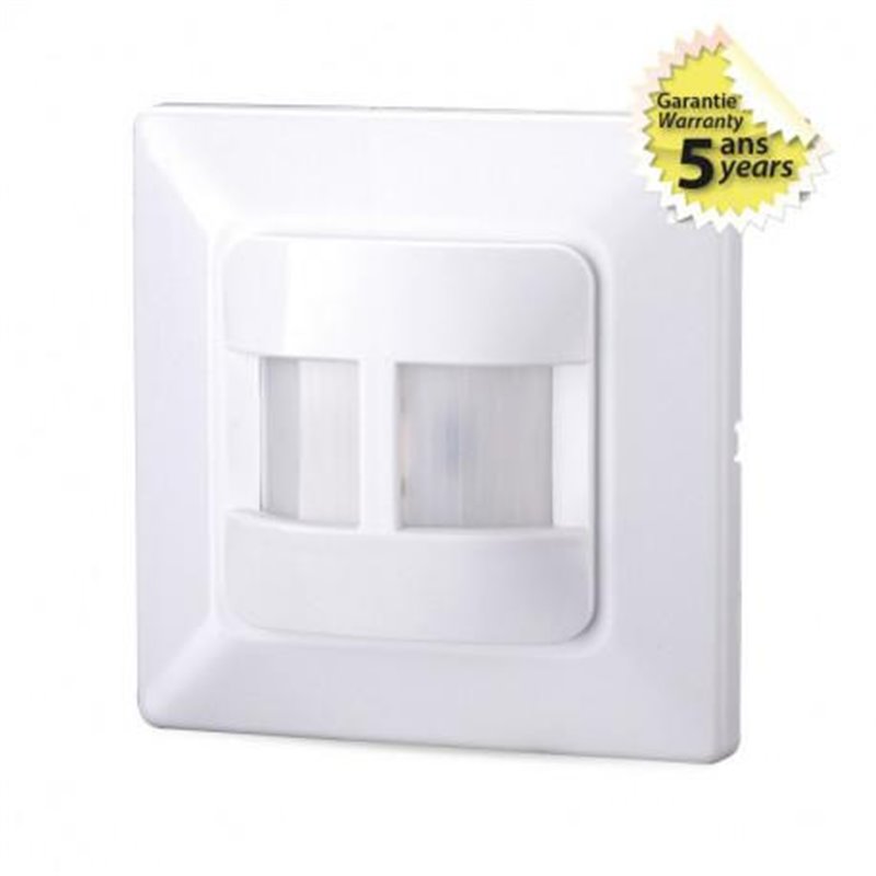 Détecteur mural automatique LED IR ON/OFF IP20 190° Détecteur mural automatique LED IR ON/OFF IP20 190°