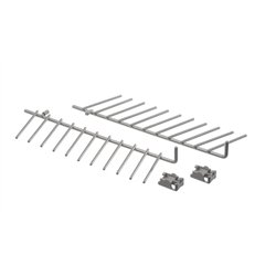 Tiges rabattables assiettes / plats  pour panier supérieur de lave-vaisselle Bosch Siemens 00490712