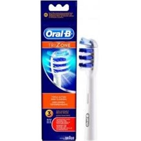 Lot de 3 brossettes Tri-zone Oral-B – pour brosse à dents électrique – EB30X3