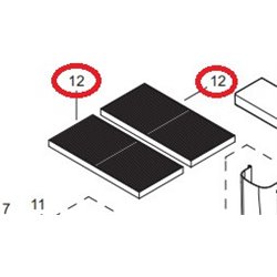 Filtre F5 pour vmc Vortice PROMETEO PLUS HR400