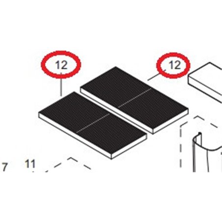 Filtre F5 pour vmc Vortice PROMETEO PLUS HR400