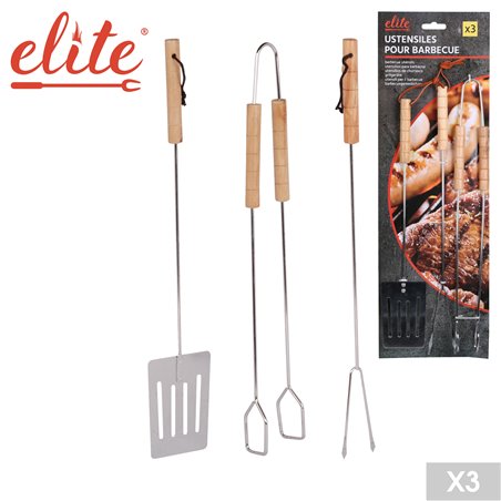 Accessoire pour barbecue 3 pieces