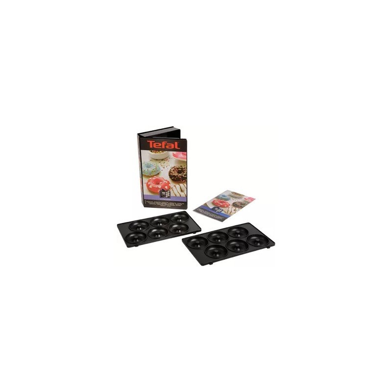 Tefal Coffret Snack Collection de 2 plaques beignets + livre de recettes XA801112