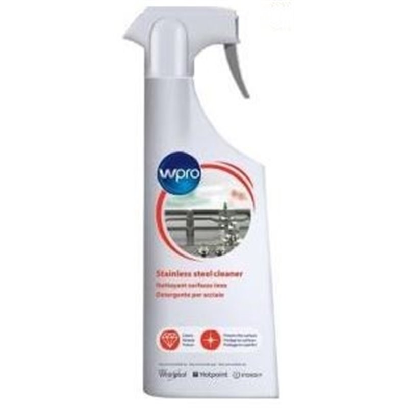 Nettoyant spray inox et chrome - 500 ML - Wpro - 484000000867