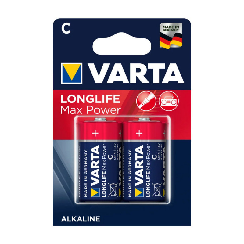 Pile Alkaline Maxi Tech Varta 1,5V  C - LR14 - VR4714