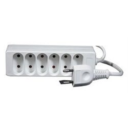 Blocs 6 prises avec cables...