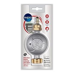 Détendeur universel gaz butane 28 Mbar pour cuisinière - Wpro 484000008502