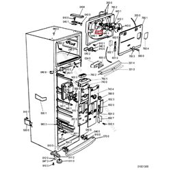 Moteur de ventilateur refrigérateur 481202858345