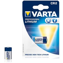 Pile Lithium Photo Varta 3V - 1480mAh - CR2 - Blister de 1 pile