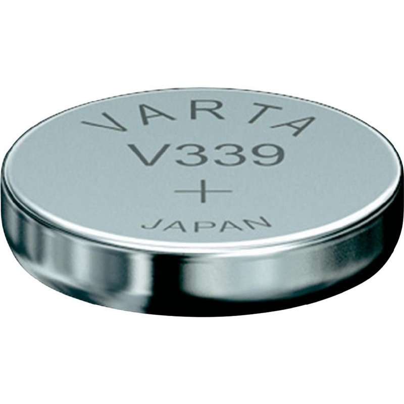 VARTA pile oxyde argent, V339, 1,55 Volt, 11mAh