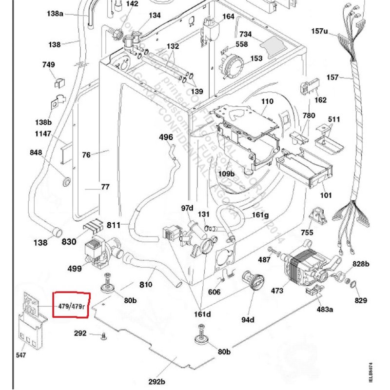 Module de puissance, pour machine à laver Candy 49026622