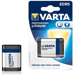 Pile Lithium Photo Varta 6V - 1600mAh - 2CR5 - Blister de 1 pile