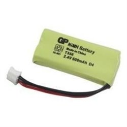 2 Accus rechargeables HR06 AA 600 mAh 2,4V - T356