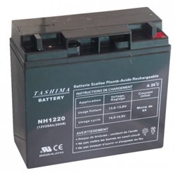 Batterie gel 12V - 20 Amp Positif droite à droite