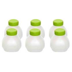 Lot de 6 bouteilles yaourt à boire pour Yaourtière SEB Delices - XF102000