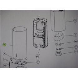 CONDUIT INFERIEUR d370 x A770 ROBLIN 133.0069.915