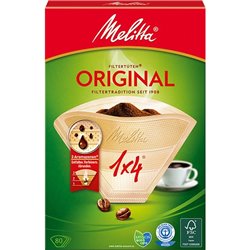 Filtres papier Gourmet 1x4 - Melitta - 80 filtres - 6567774