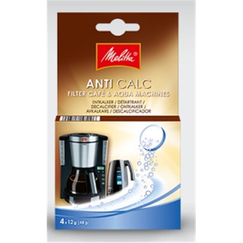 Pastille détartrant pour cafetière & bouilloire - 4 Pastilles - Melitta