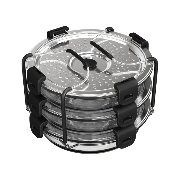 My Batchcooker Express Moulinex XA6130E0 avec 3 récipients en verre pour Cookeo 6 litres