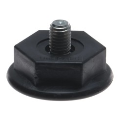 Pied plastique filetage M10 - Référence 10557