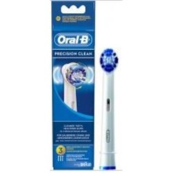 Pack de 3 brossettes Oral-B Précision Clean – pour brosse à dents électrique EB20X3