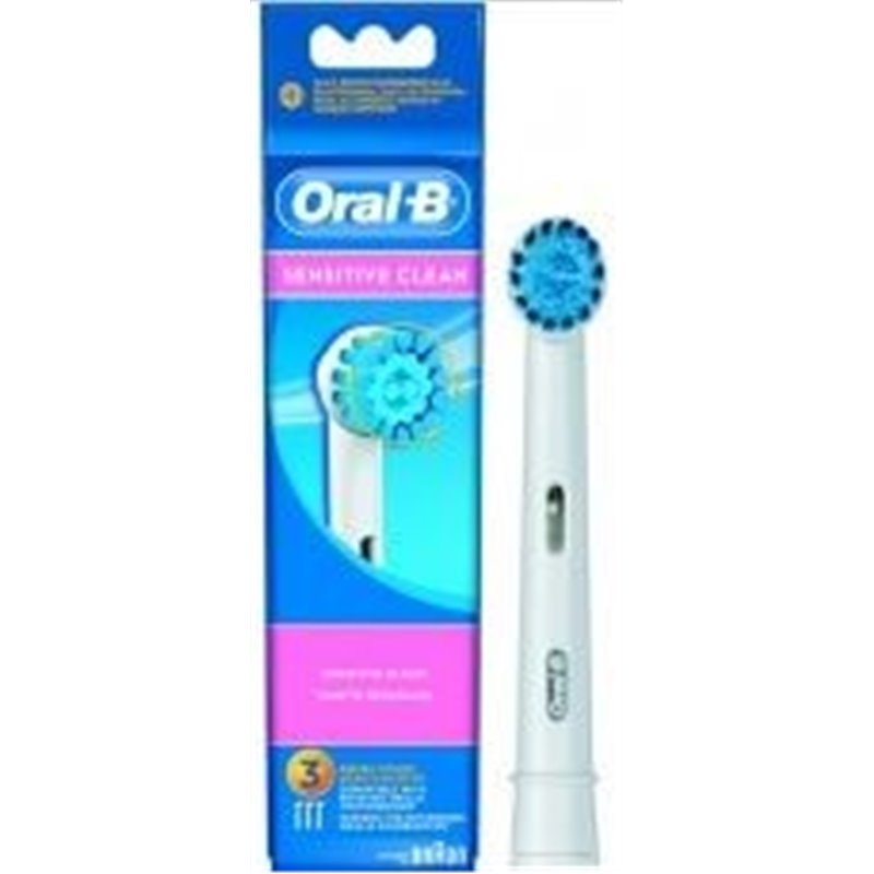 Lot de 3 brossettes Oral B Sensitive Extra Soft – pour brosse à dents électrique – EB17X3ES