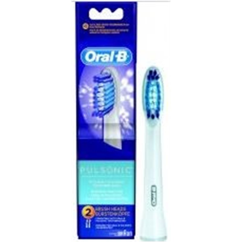 Lot de 3 brossettes Oral-B Pulsonic – pour brosse à dents électrique – SR32X3
