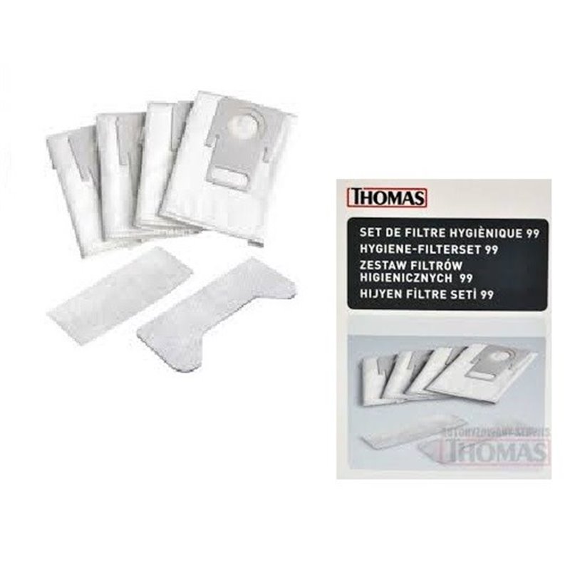 Set de filtre hygiénique 99  Thomas 787246