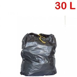 Sacs poubelle 30L noirs - carton de 500 unités