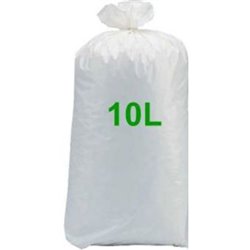 Sacs poubelle 10L blancs -...