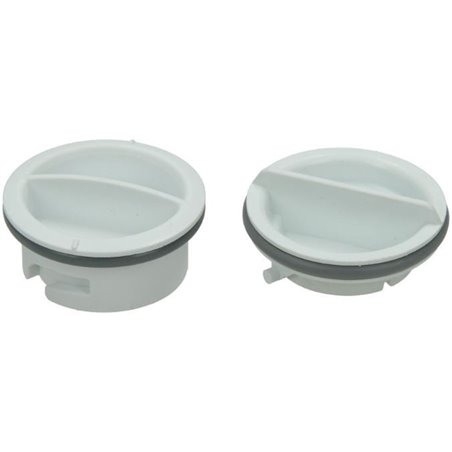 Kit de 2 bouchons pour bac à produits de lave-vaisselle- Indésit C00051755