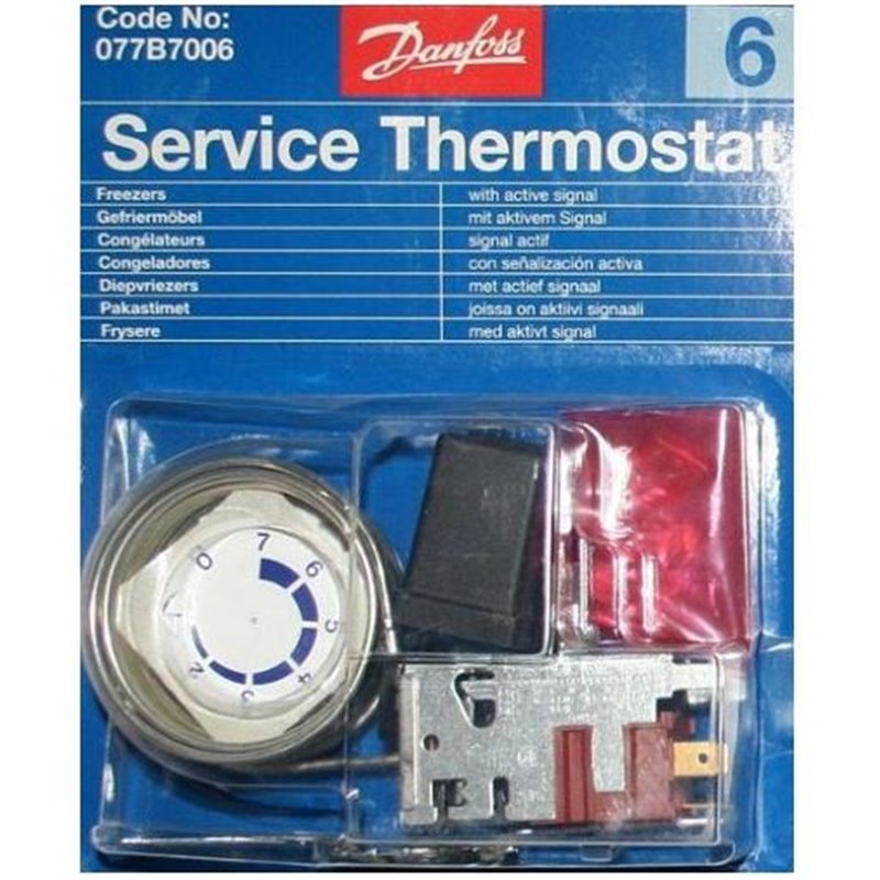 Thermostat Danfoss N°6 universel réfrigérateur / congélateur