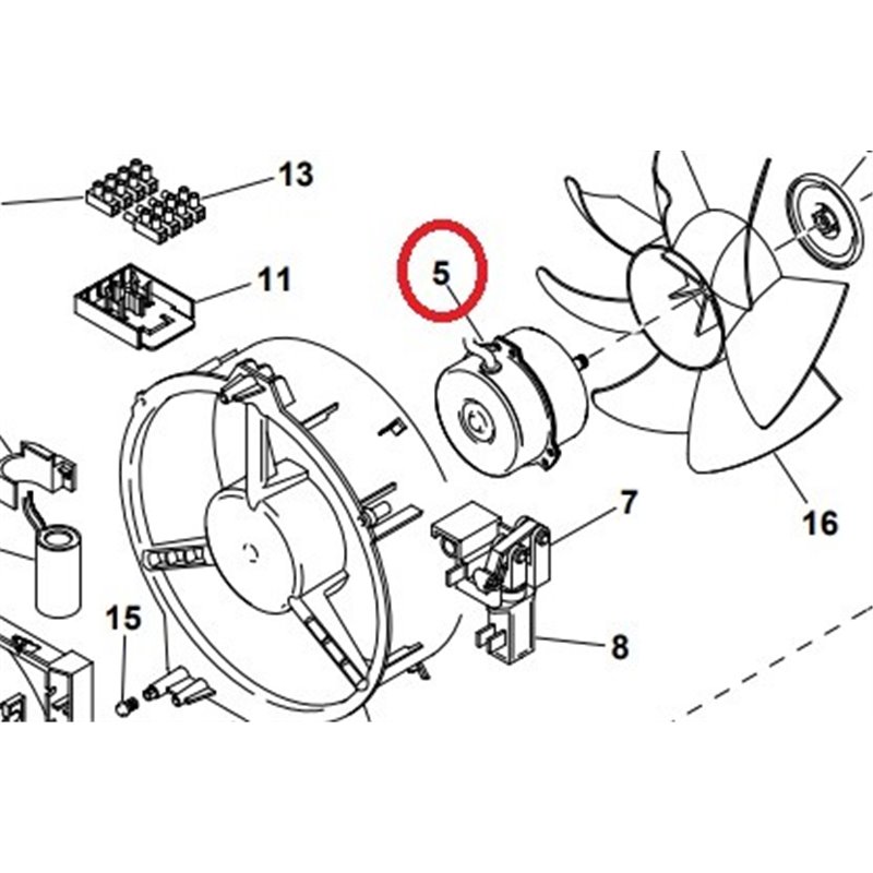 Moteur Vortice 1512000049