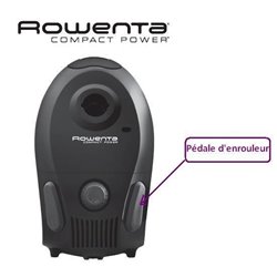 Pédale d'enrouleur pour aspi ROWENTA RS-RT3160