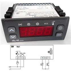 Régulateur -froid positif avec dégivrage cyclique Eliwell EW961