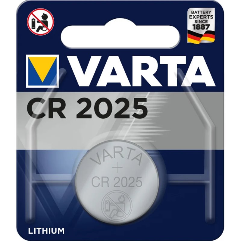 CR2025 - Pile bouton Varta 3V - 6025101401