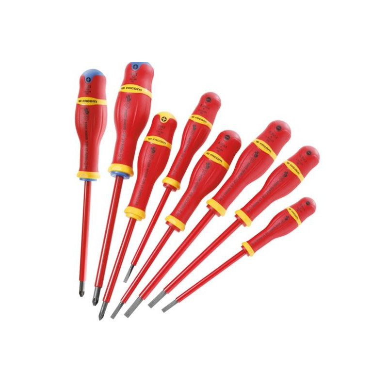 Lot De 7 Tournevis Electricien 1000v Wiha