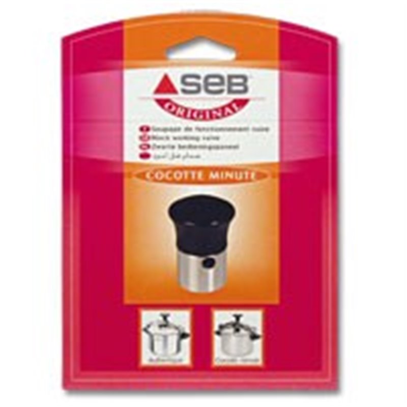 790076 - Soupape noire pour autocuiseur Seb Authentique 790076 - Soupape noire pour autocuiseur Seb Authentique