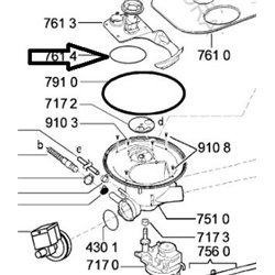 481253058141 Whirlpool Joint torique de cuve pour lave-vaisselle