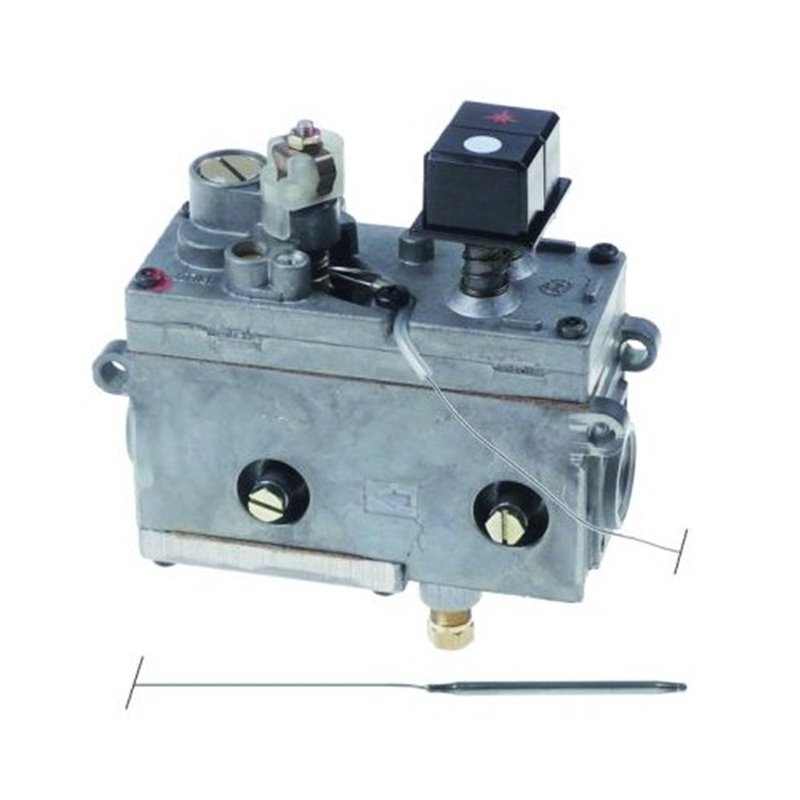 Thermostat gaz sans capuchon, bouton et coude SIT type MINISIT 710 t.max. 210°C 70-210°C