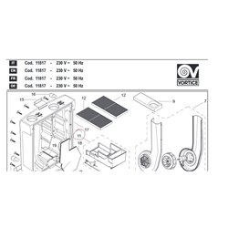 Soupape de by pass pour vmc double flux Vortice 5174000087