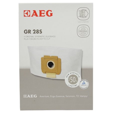 9002565423 Aeg Sacs aspirateur (x4) + filtre type GR28S