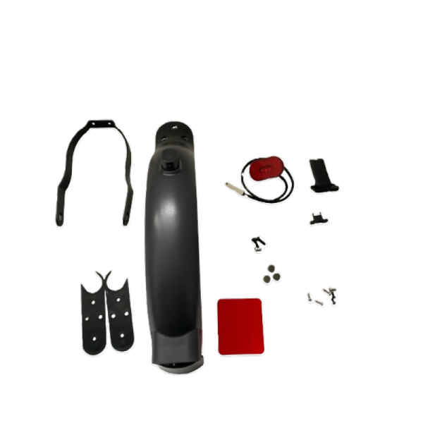 Kit Garde-boue 8.5", plaque, lumière et support pour trottinette électrique Xiaomi