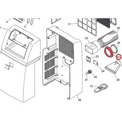 1119000012 - Connecteur Rond Fenêtre Vortice