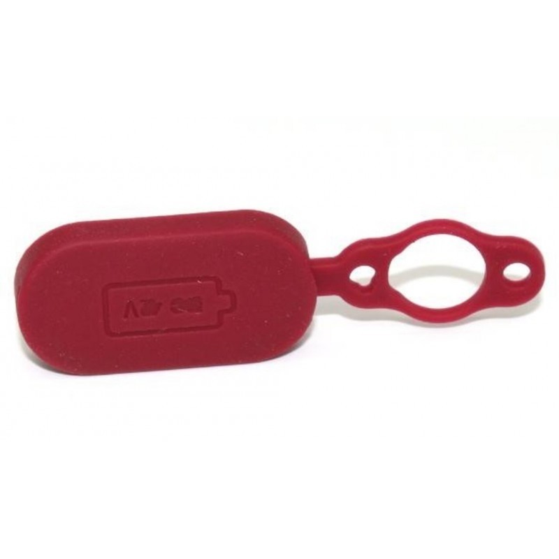 Capuchon rouge port de charge pour trottinette électrique Xiaomi