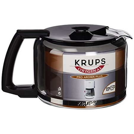 Verseuse+couvercle noire 10 tasses pour cafetière Krups F0344210F