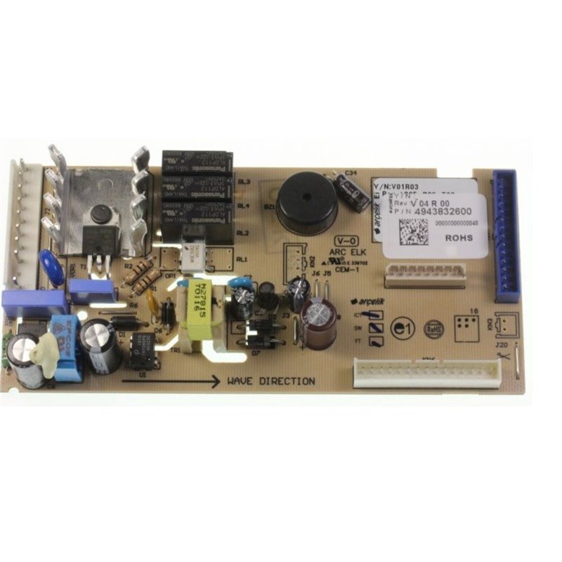Carte de contrôle pour réfrigérateur Beko 4943832602 Carte de contrôle pour réfrigérateur Beko 4943832602