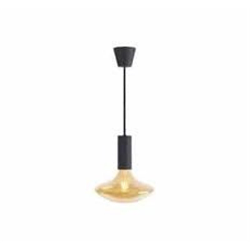 Suspension Noire + Lampe Toledo Retro GA200 Sylvania 0043314