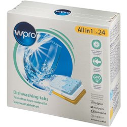 Tablettes 3 en 1 pour lave vaisselle Ecolabel - Lot de 30 - Wpro - 480181700912