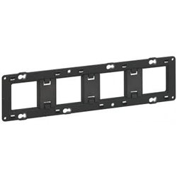 Support pour fixation à vis Batibox - Montage horiz/vert - Pour 4 postes -10 mod LEGRAND 080254